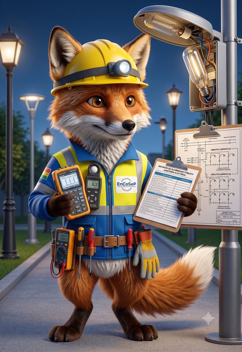 El Zorrito de ENCOSEP, guía de Energía Eléctrica y Alumbrado Público
